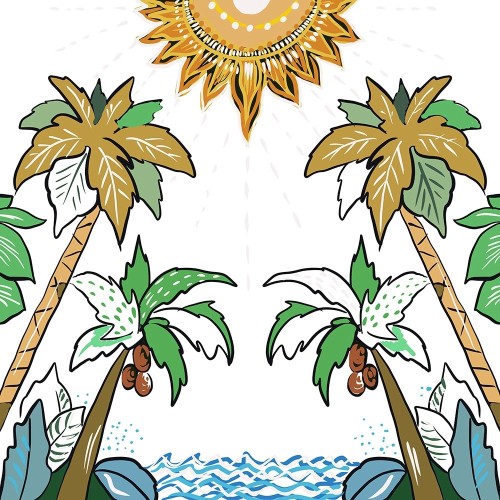 The Coastal Tropics art print by Ani Del Sol for $57.95 CAD