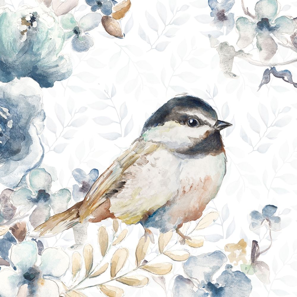 Bird on Wildflowers I art print by Patricia Pinto for $57.95 CAD