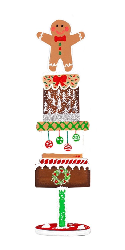 Christmas Cake I art print by Gina Ritter for $57.95 CAD