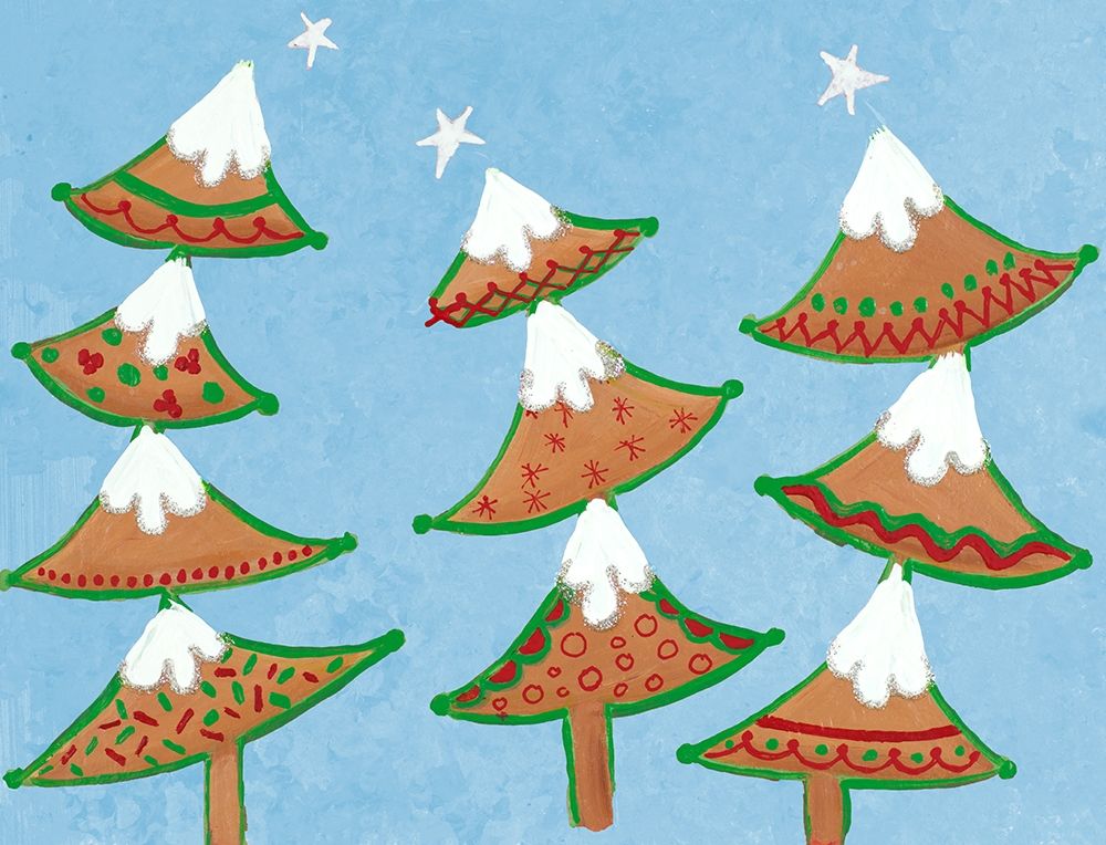 Gingerbread Christmas Craze art print by Gina Ritter for $57.95 CAD