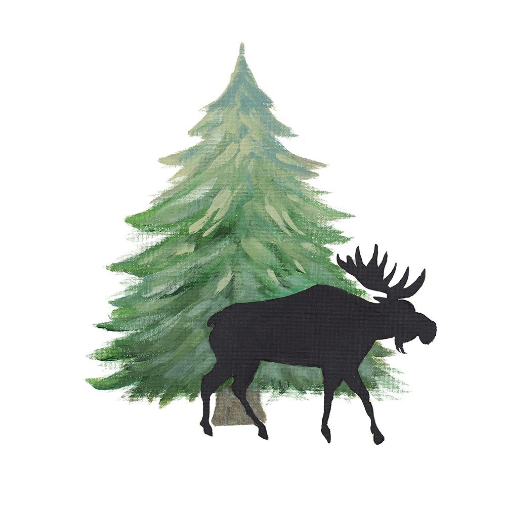 Farmhouse Christmas Moose art print by Patricia Pinto for $57.95 CAD