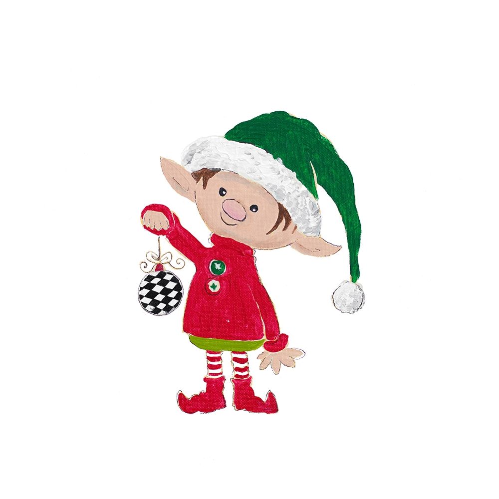 Christmas Elf art print by Patricia Pinto for $57.95 CAD