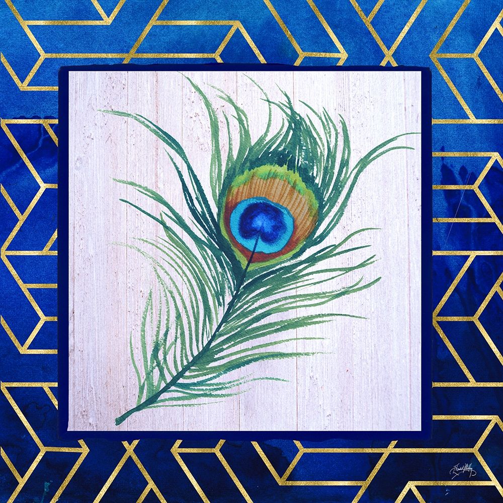 Peacock Feather I art print by Elizabeth Medley for $57.95 CAD