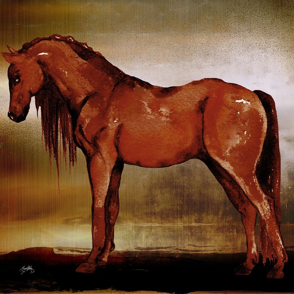 Red Horse II art print by Elizabeth Medley for $57.95 CAD
