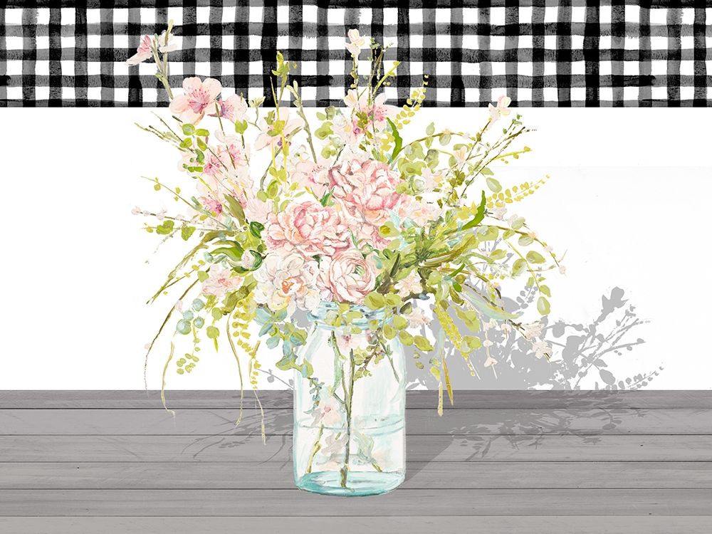 Spring Bouquet in a Glass Jar art print by Patricia Pinto for $57.95 CAD