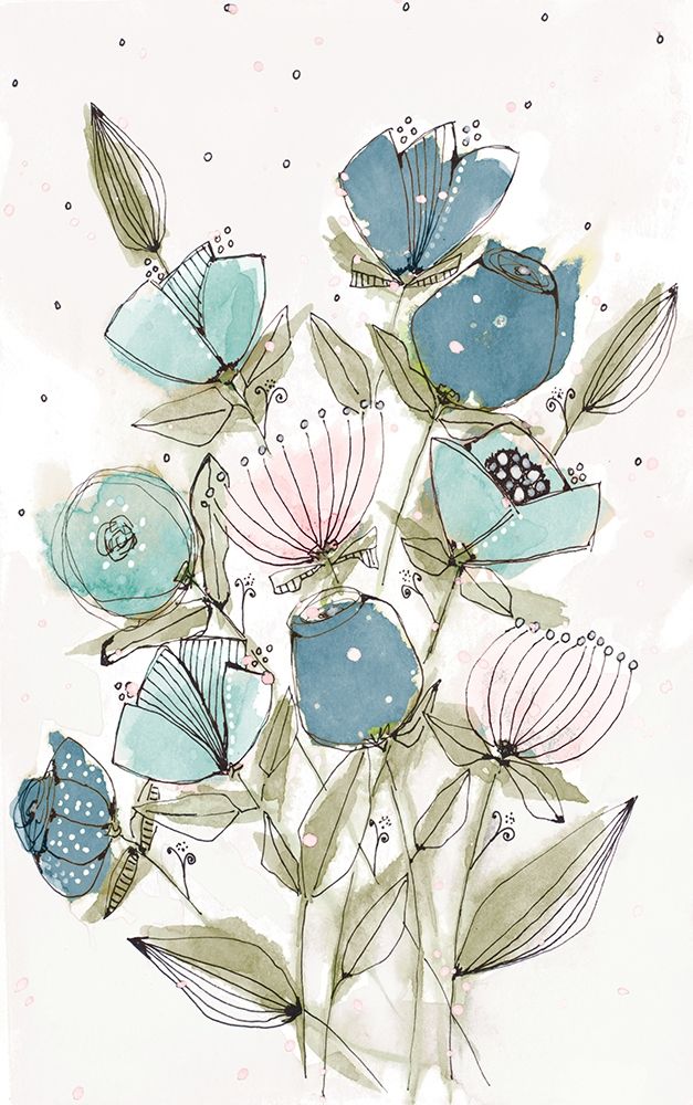 Blooming Spring II art print by Krinlox for $57.95 CAD