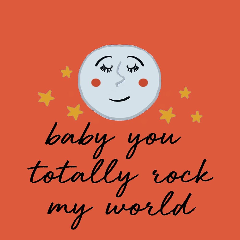 Baby You Rock My World art print by Ani Del Sol for $57.95 CAD