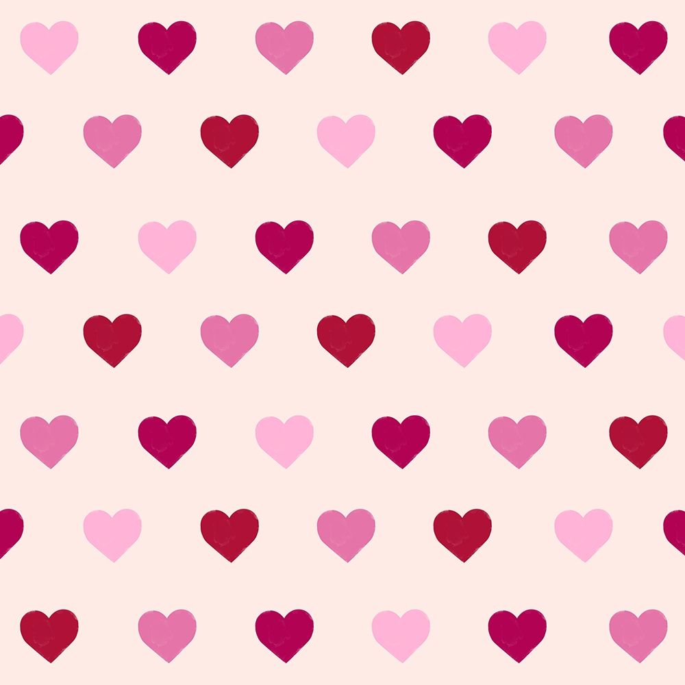 Mini Hearts Pattern art print by SD Graphics Studio for $57.95 CAD