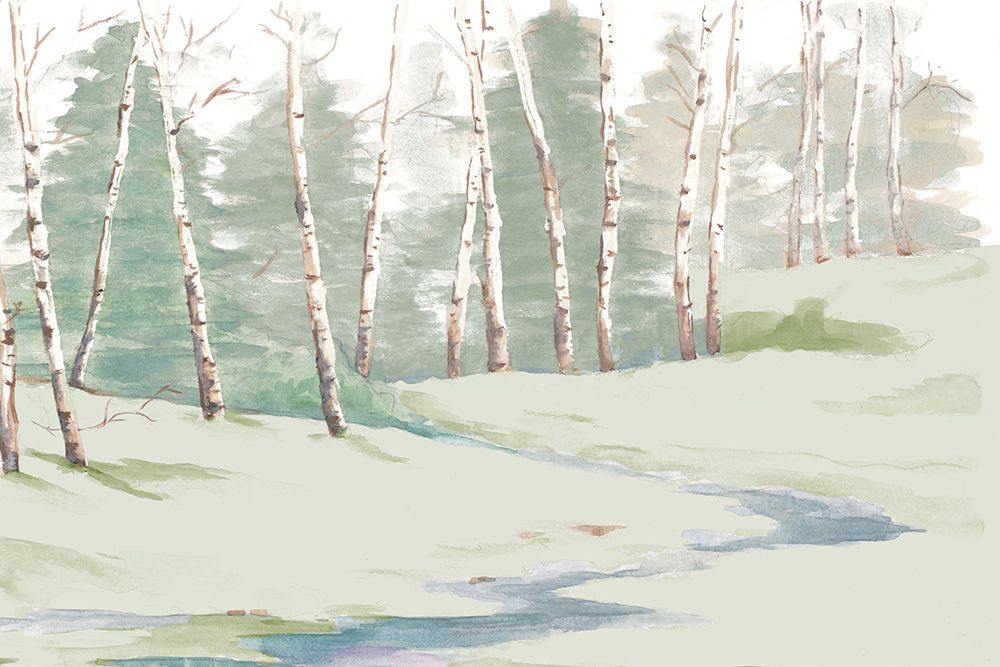 Winter Landscape art print by Patricia Pinto for $57.95 CAD