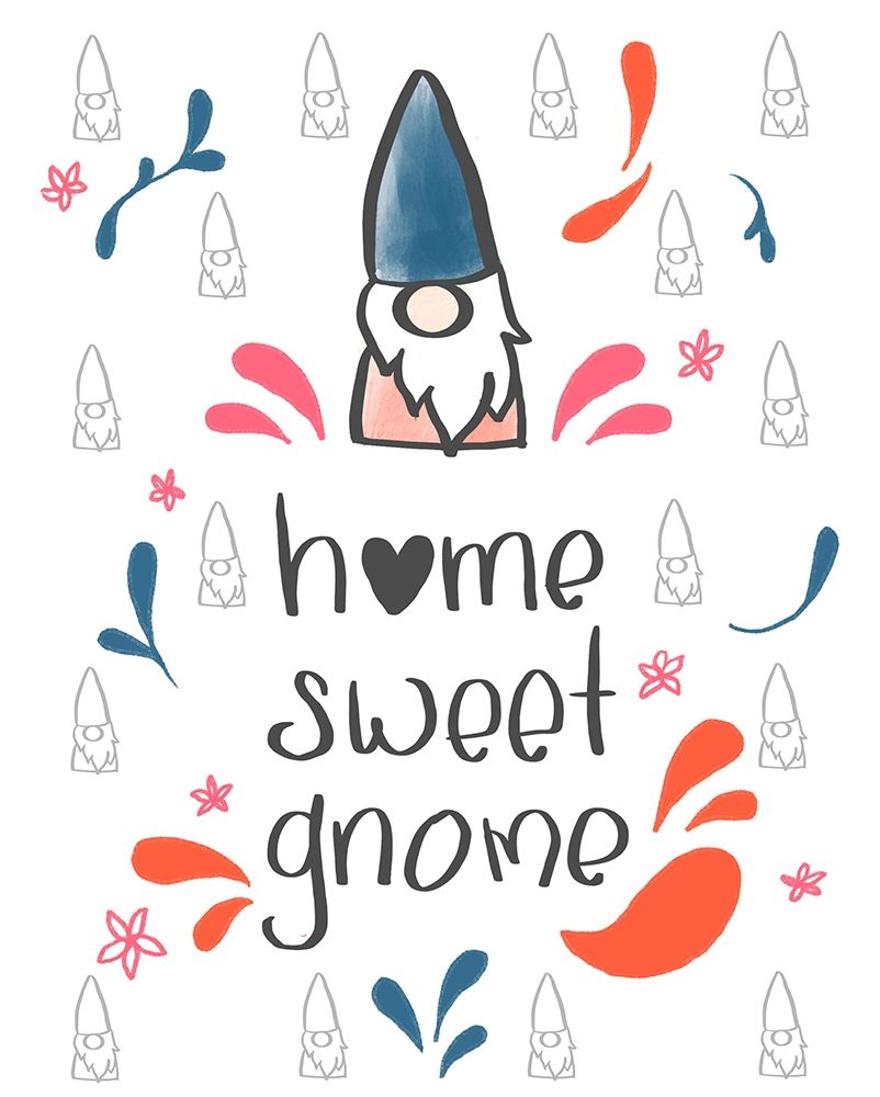 Home Sweet Gnome art print by Anna Quach for $57.95 CAD