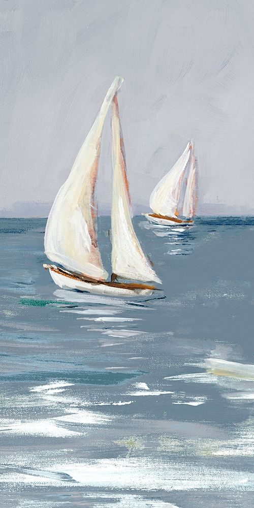 Coast Sailing I art print by Julie DeRice for $57.95 CAD