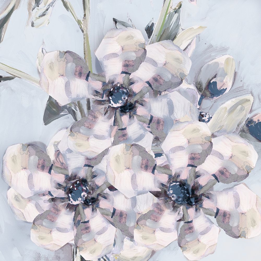 Bunched Flowers I art print by Heather A. French-Roussia for $57.95 CAD