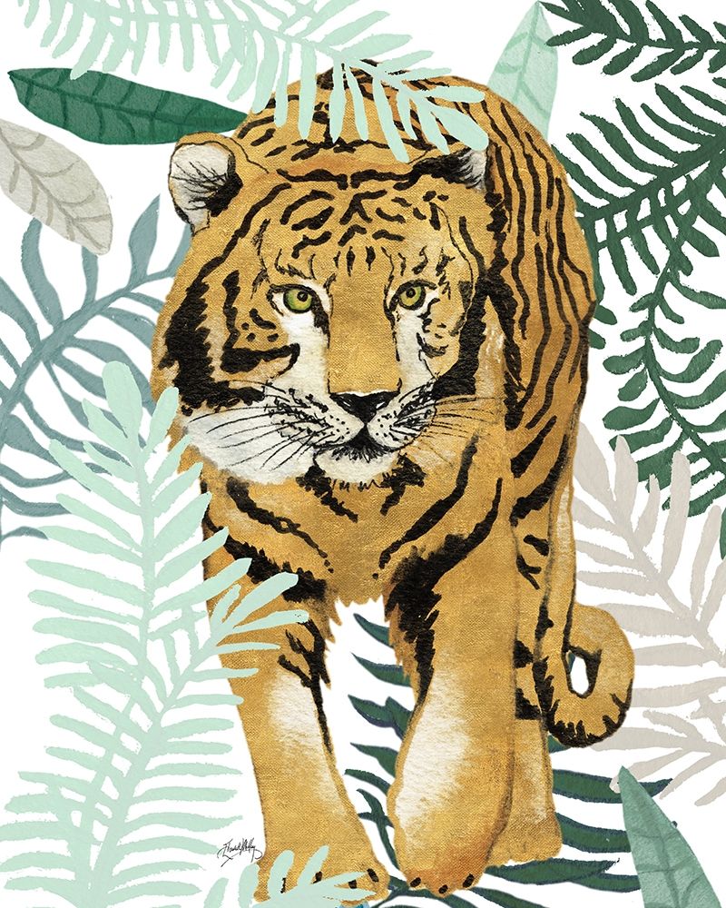 Jungle Tiger I art print by Elizabeth Medley for $57.95 CAD