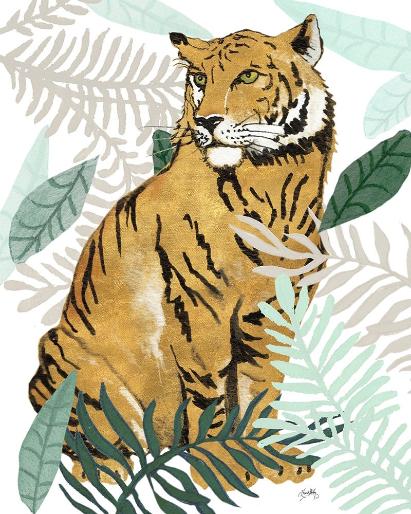 Jungle Tiger II art print by Elizabeth Medley for $57.95 CAD