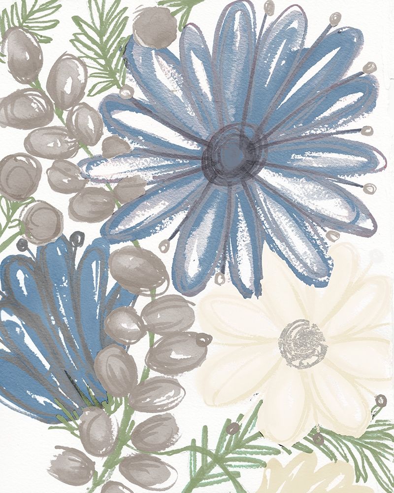 Hidden Floral II art print by Elizabeth Medley for $57.95 CAD