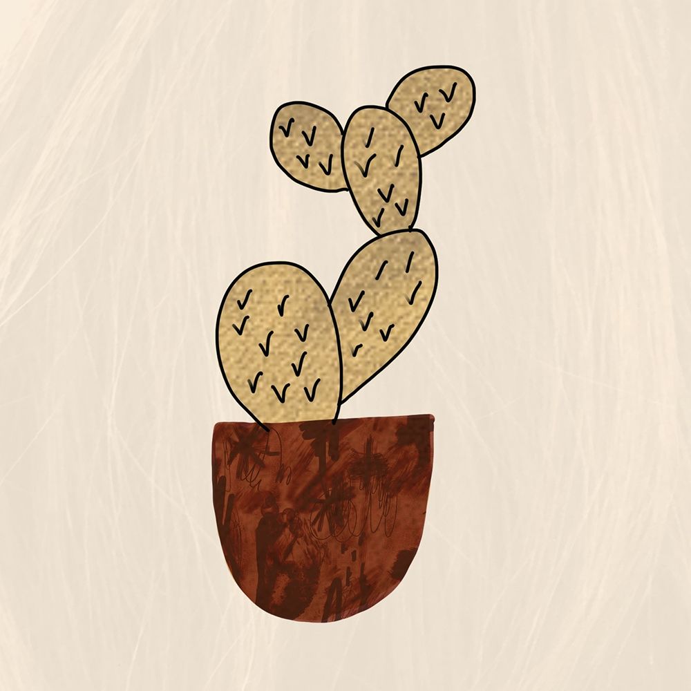 Cacti Plant art print by Susan Bryant for $57.95 CAD