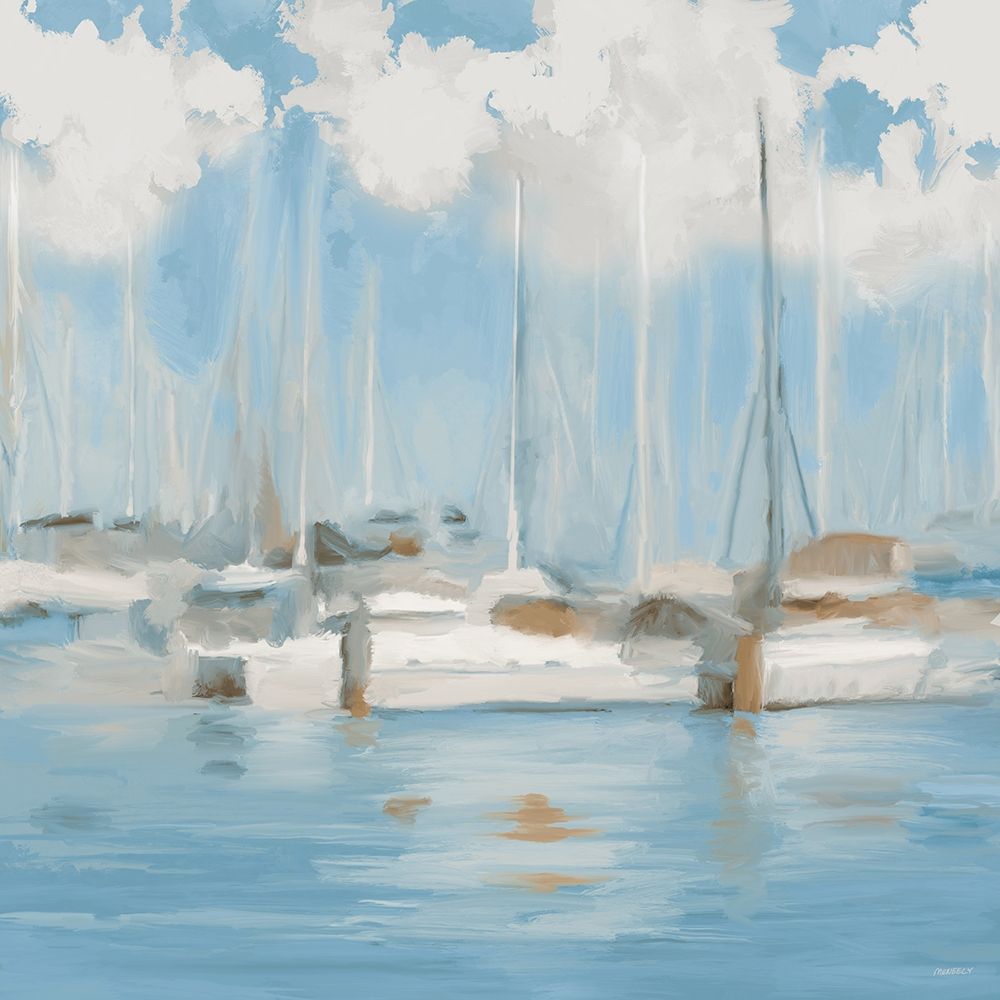 Golf Harbor Boats I art print by Dan Meneely for $57.95 CAD