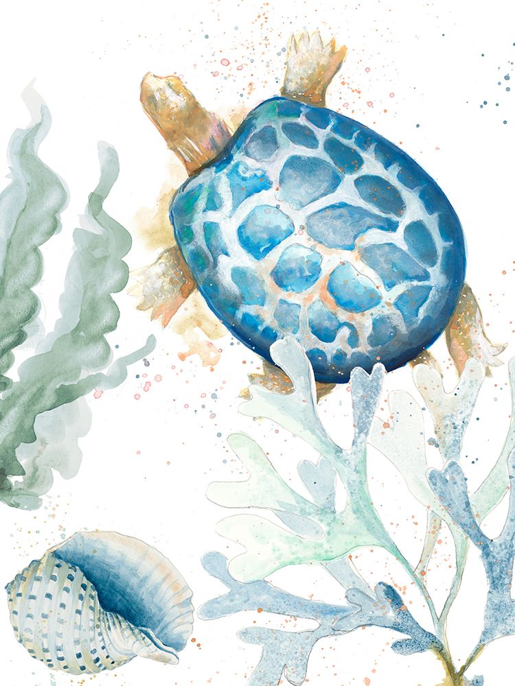 Tortuga Azul Ascend art print by Patricia Pinto for $57.95 CAD
