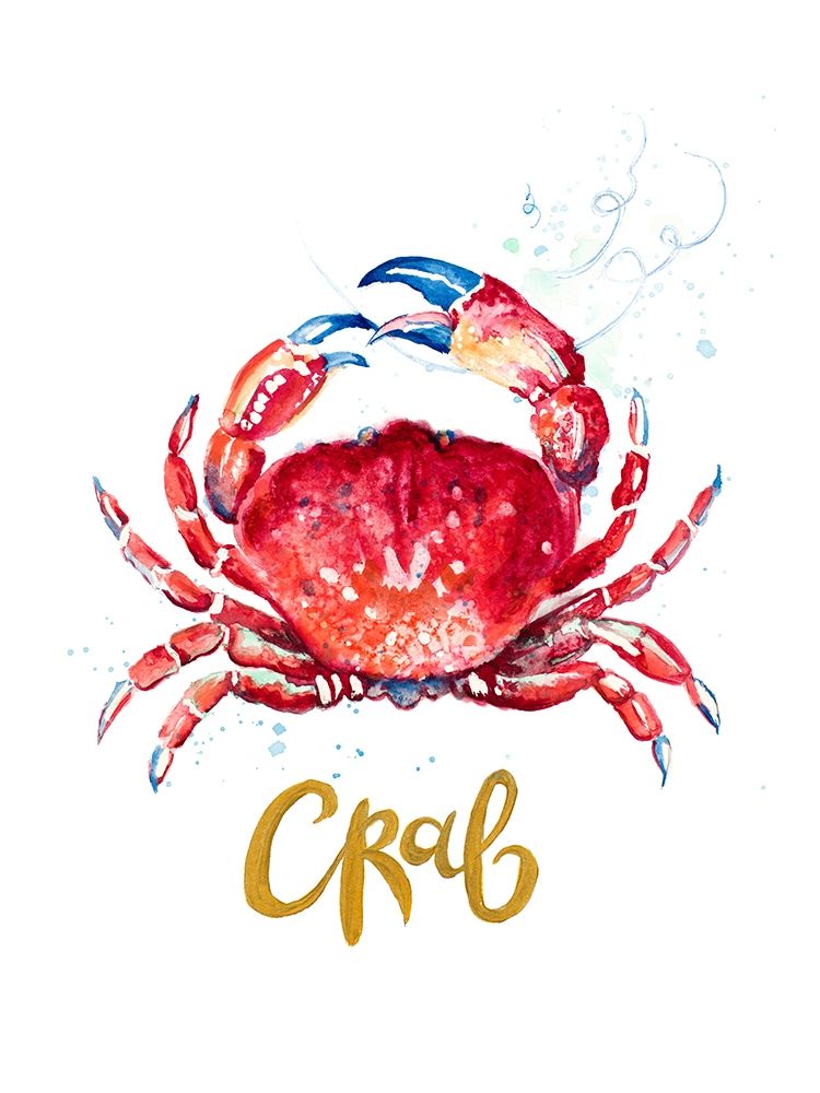 Red Crab art print by Patricia Pinto for $57.95 CAD