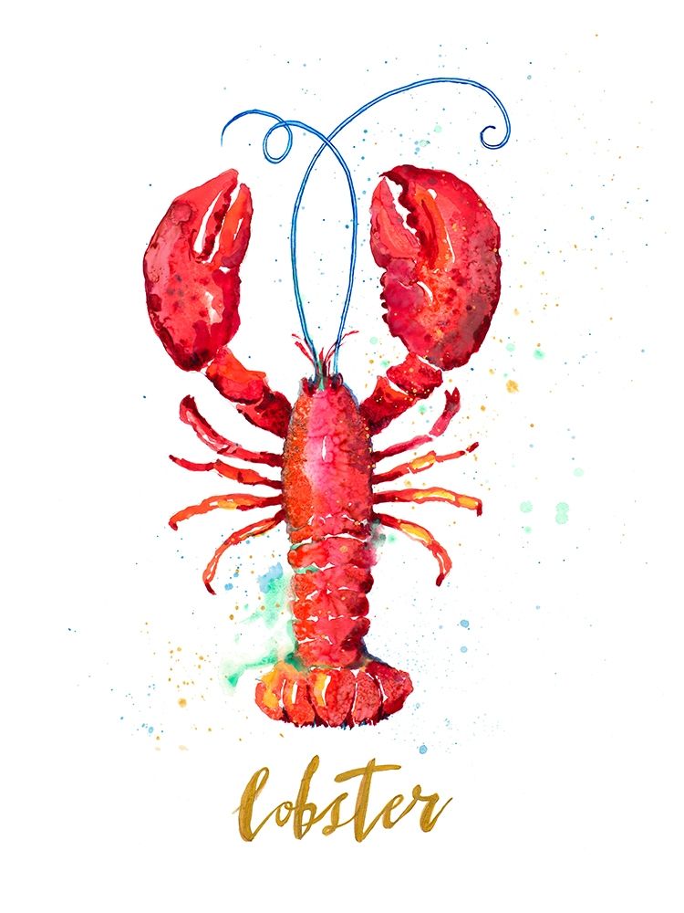 Red Lobster art print by Patricia Pinto for $57.95 CAD