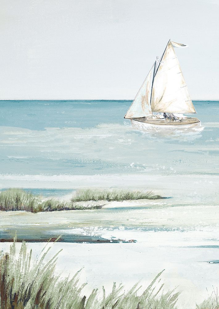 Beautiful Day For A Sail art print by Patricia Pinto for $57.95 CAD