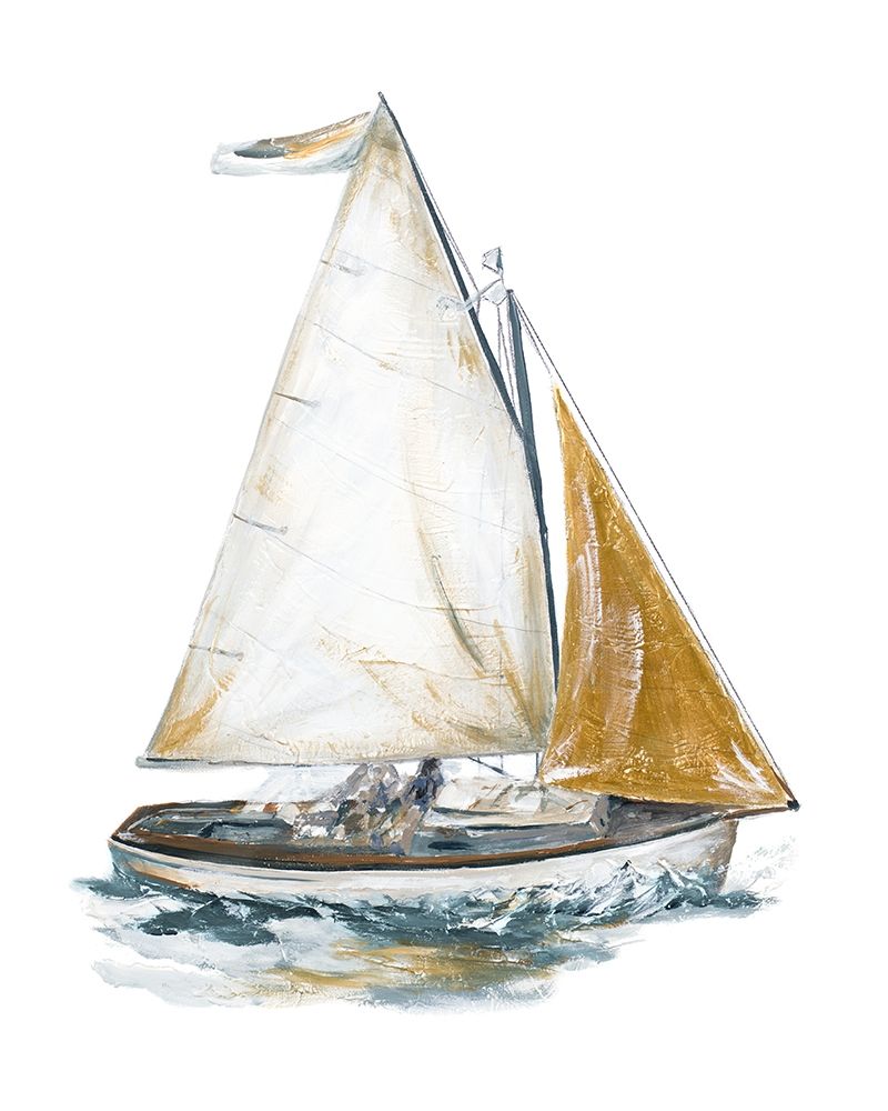 Gold Sail II art print by Patricia Pinto for $57.95 CAD