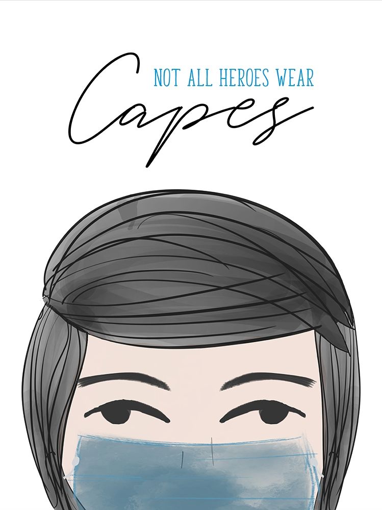 Not all Heroes Wear Capes art print by Anna Quach for $57.95 CAD