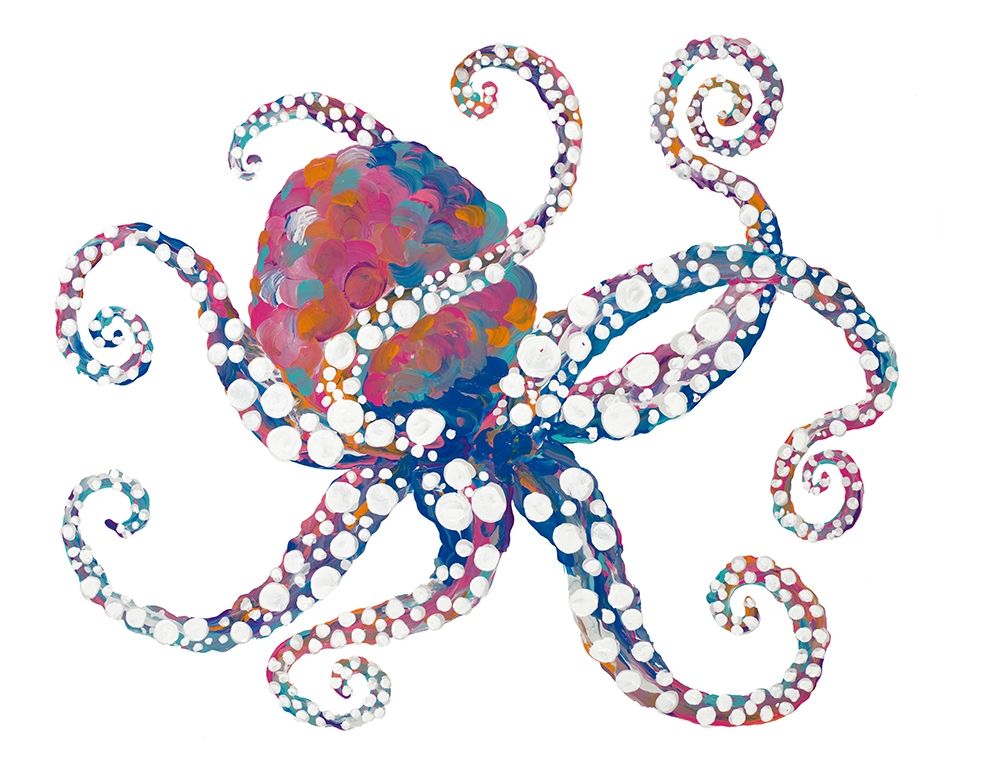 Dotted Octopus I art print by Gina Ritter for $57.95 CAD