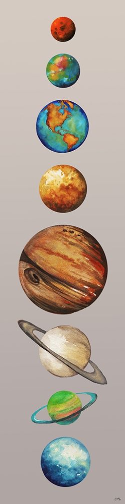 Planets art print by Elizabeth Medley for $57.95 CAD