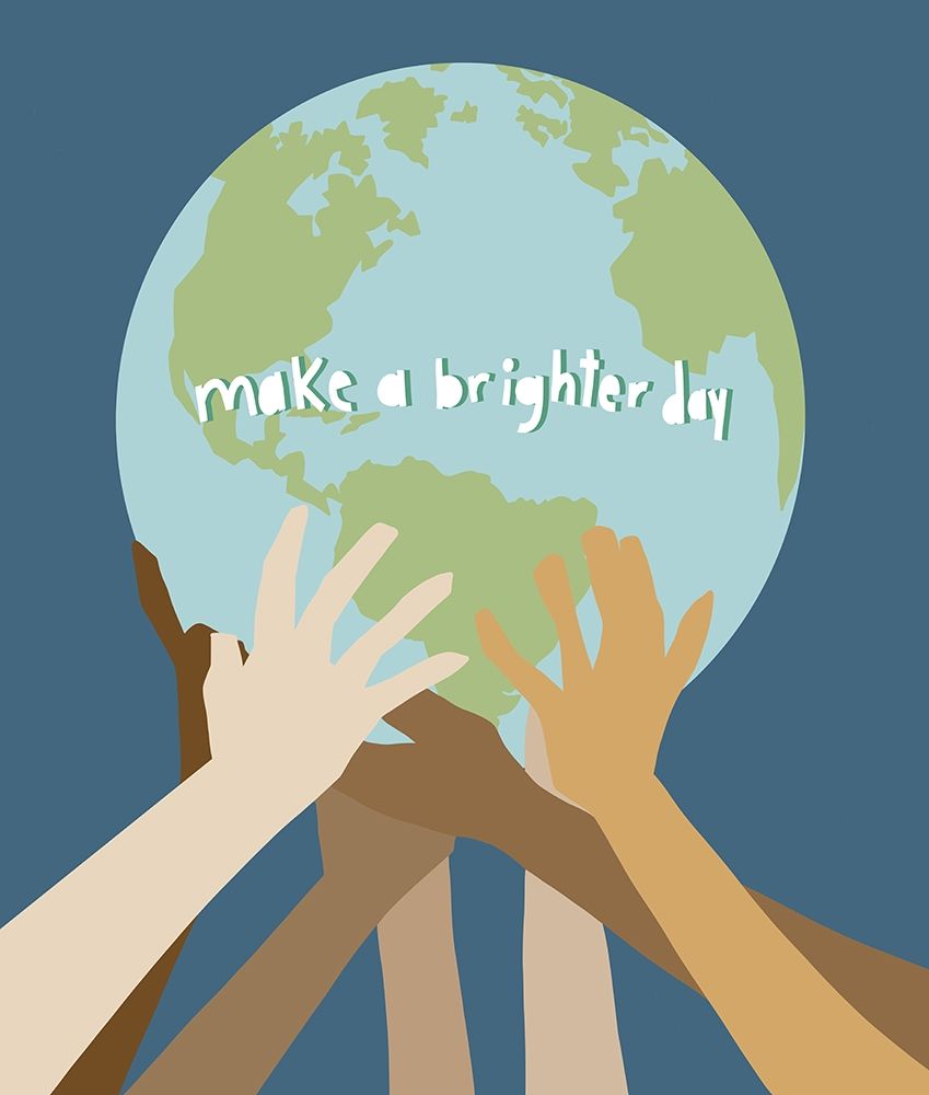 Make a Brighter Day art print by Jen Bucheli for $57.95 CAD