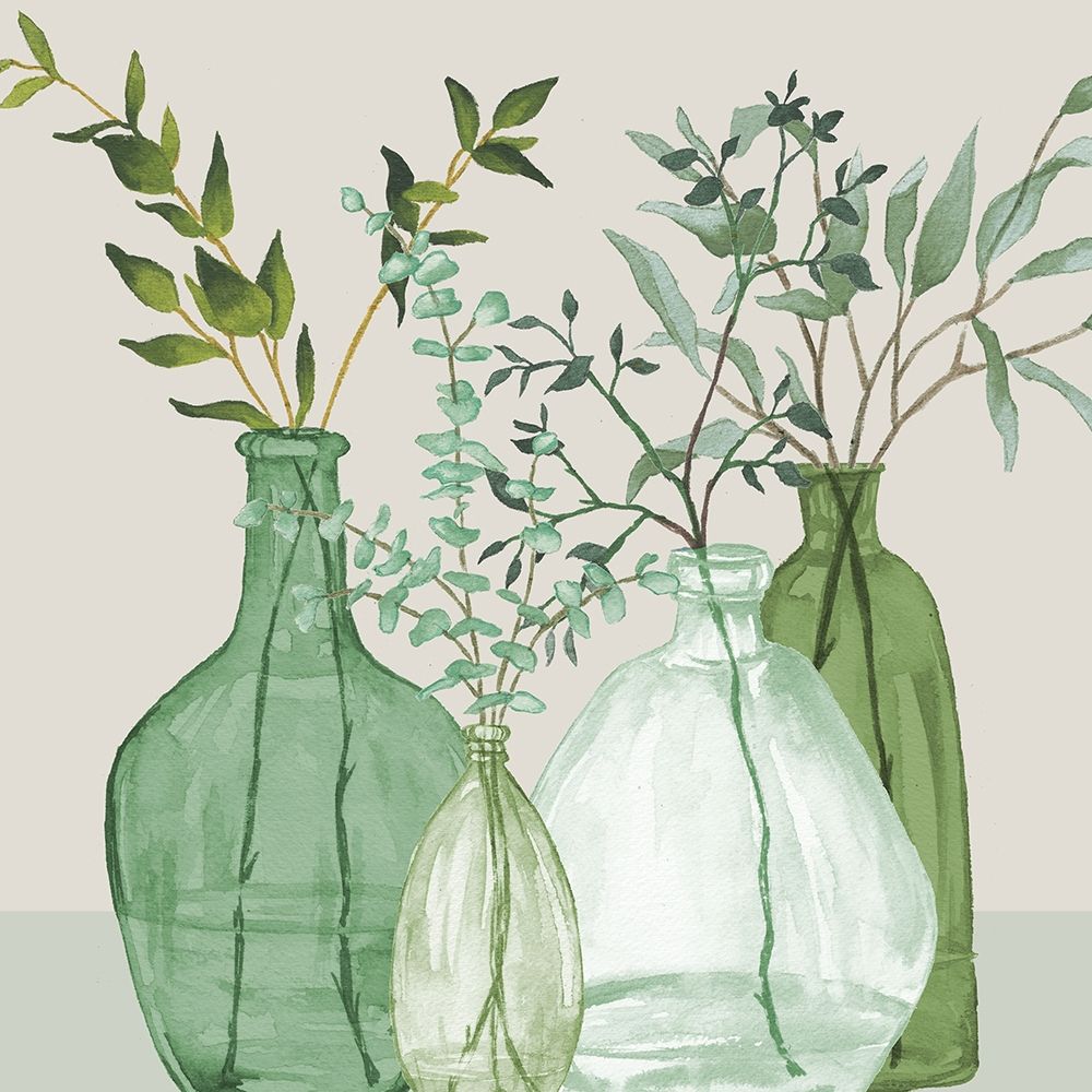 Green Serenity Accents art print by Elizabeth Medley for $57.95 CAD