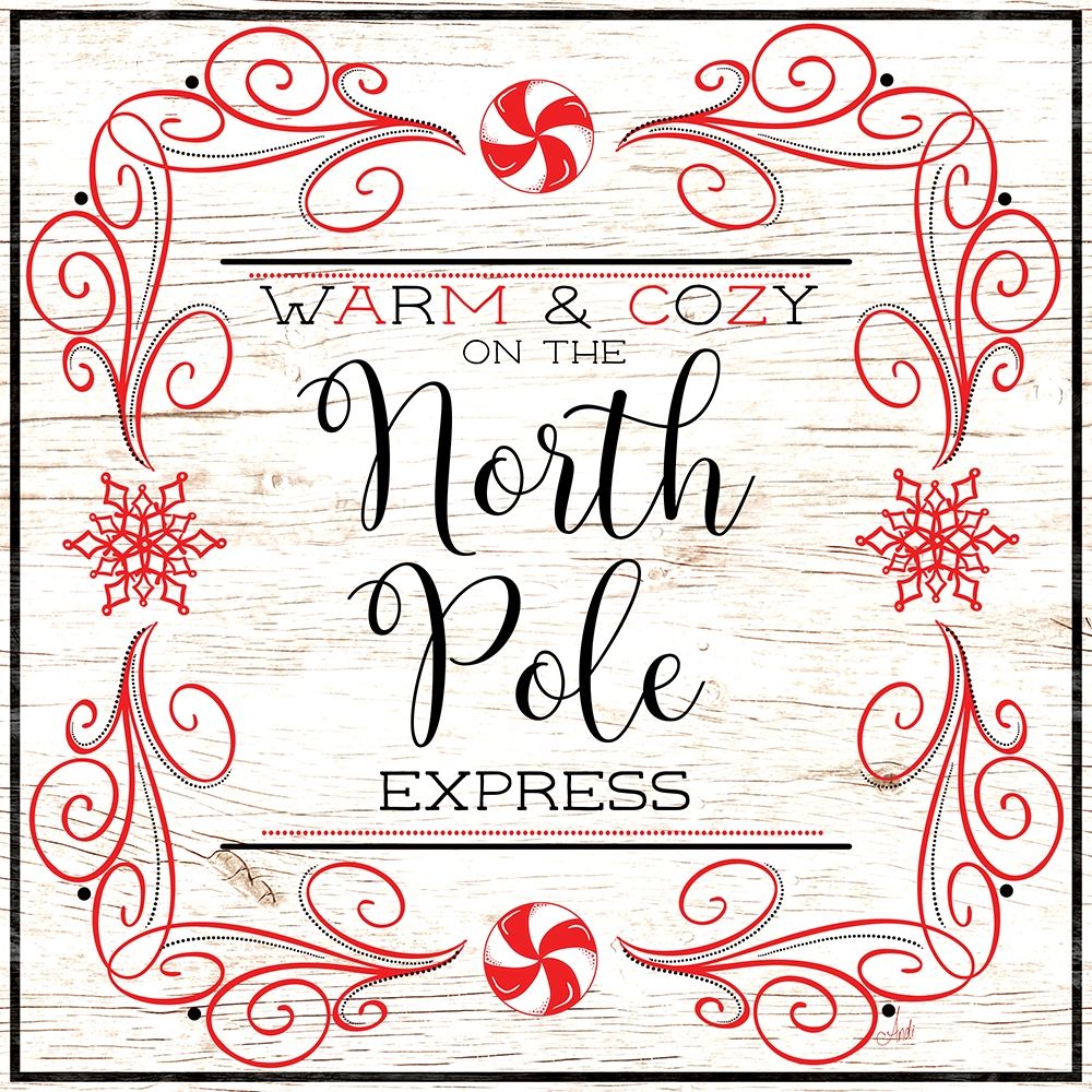North Peppermint Pole I art print by Andi Metz for $57.95 CAD