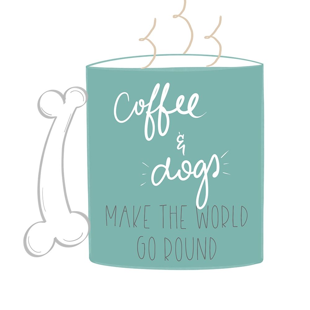 Coffee and Dogs art print by Emily Navas for $57.95 CAD