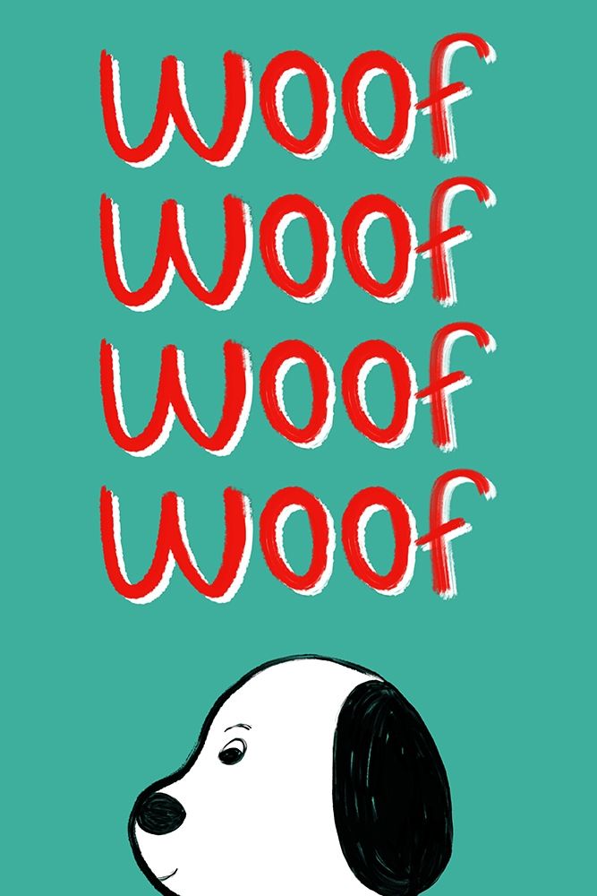 Woof art print by Emily Navas for $57.95 CAD