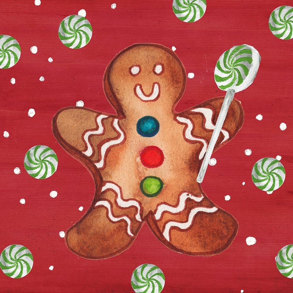 Gingerbread And Hot Cocoa I art print by Elizabeth Medley for $57.95 CAD