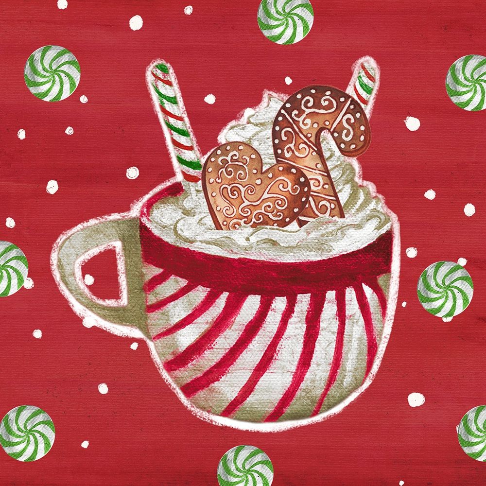 Gingerbread And Hot Cocoa II art print by Elizabeth Medley for $57.95 CAD