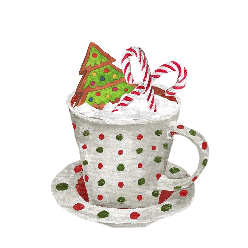 Gingerbread and a Mug Full of Cocoa II art print by Elizabeth Medley for $57.95 CAD