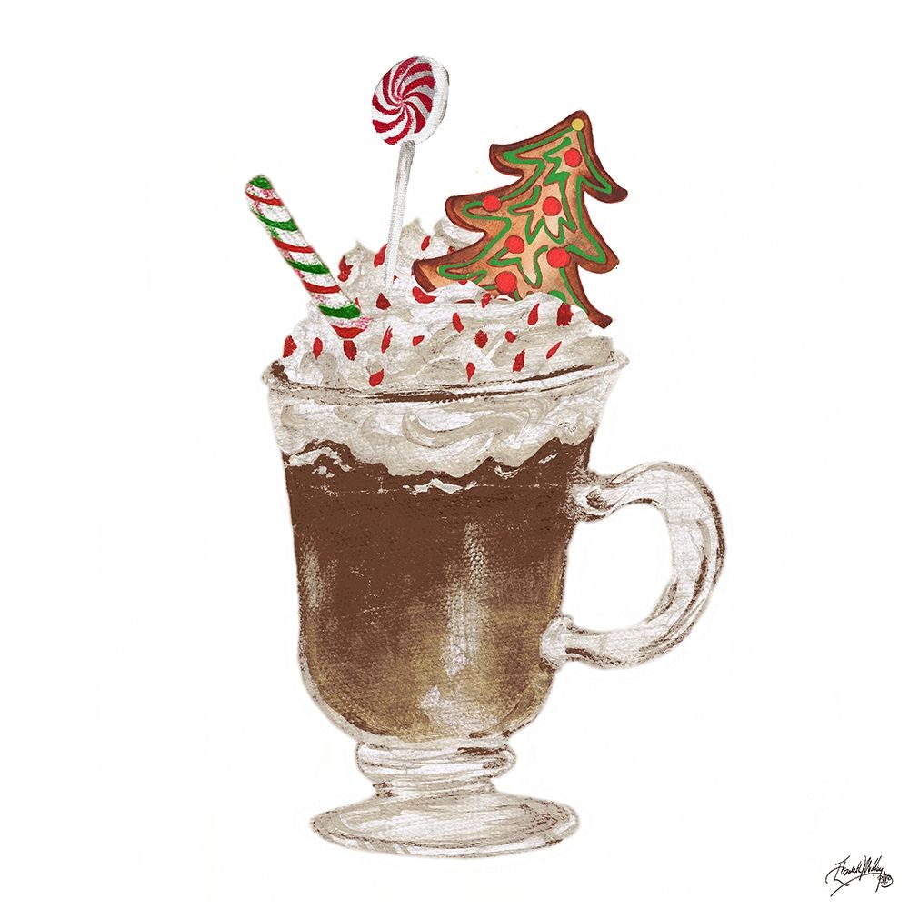 Gingerbread and a Mug Full of Cocoa IV art print by Elizabeth Medley for $57.95 CAD