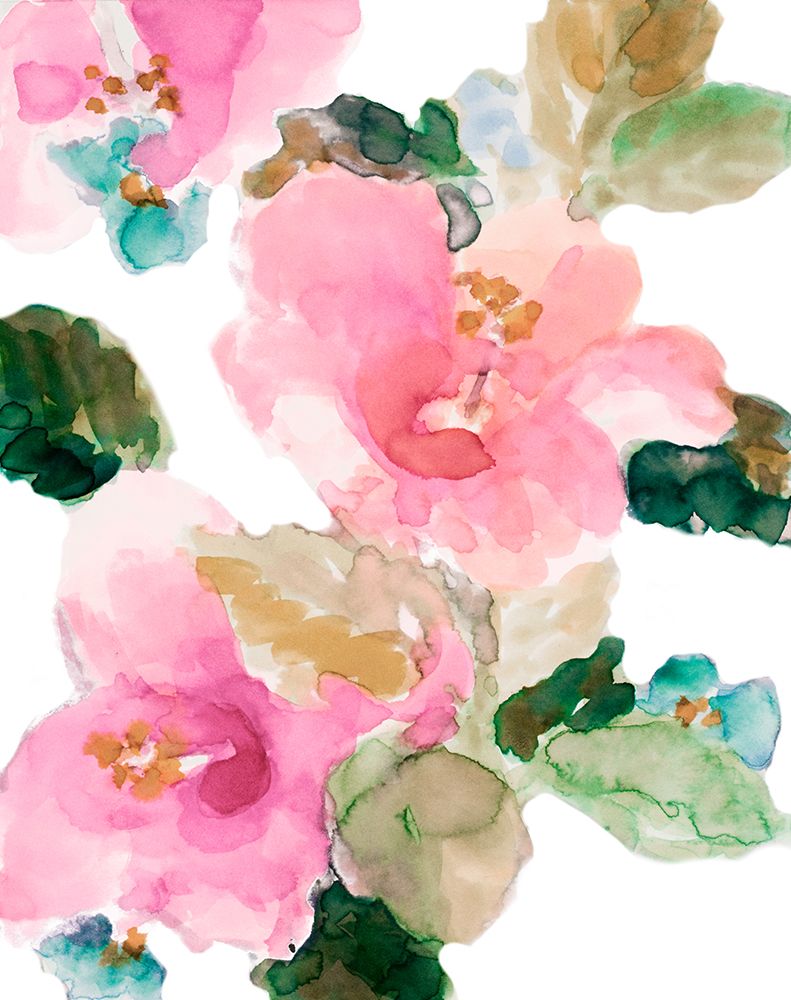 Scattered Pink Hibiscus art print by Lanie Loreth for $57.95 CAD