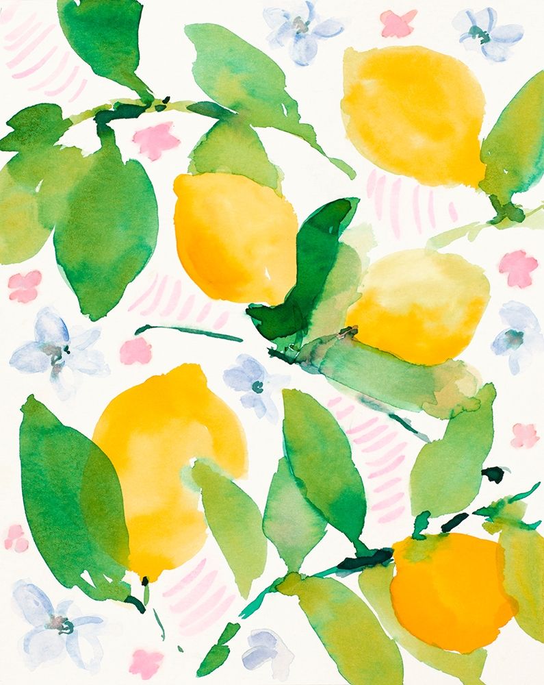 Garden Lemons art print by Lanie Loreth for $57.95 CAD