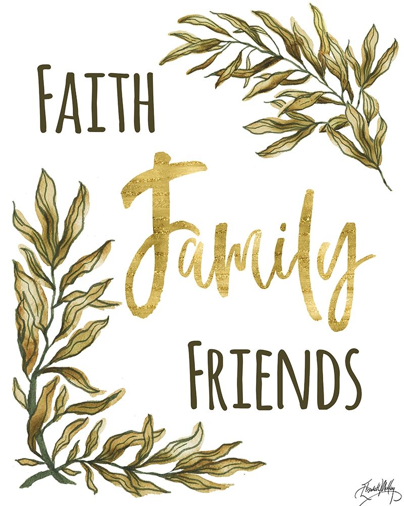 Faith Family Friends art print by Elizabeth Medley for $57.95 CAD