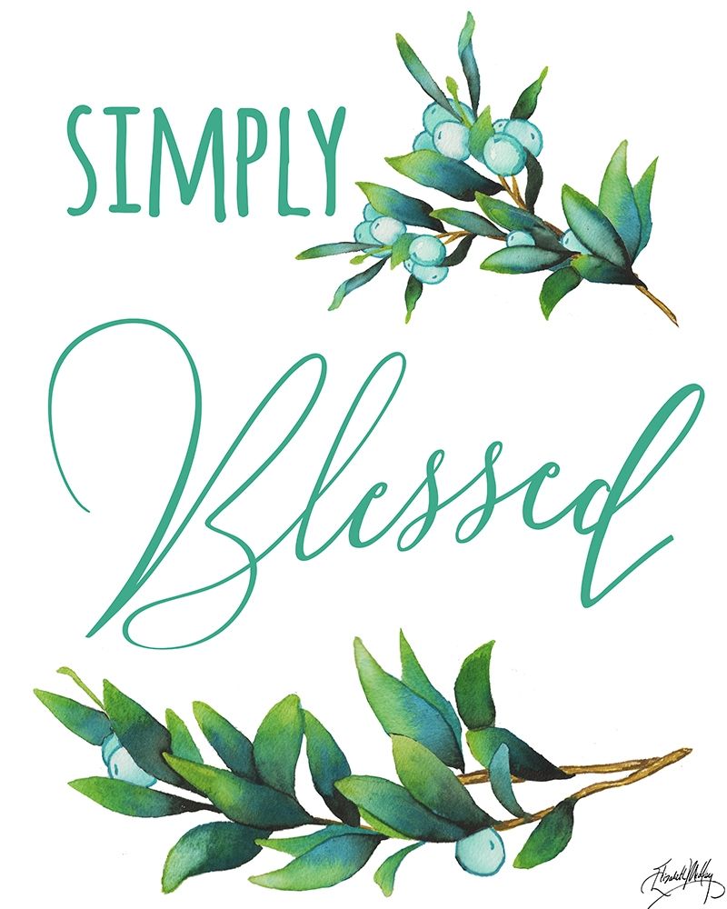Simply Blessed art print by Elizabeth Medley for $57.95 CAD