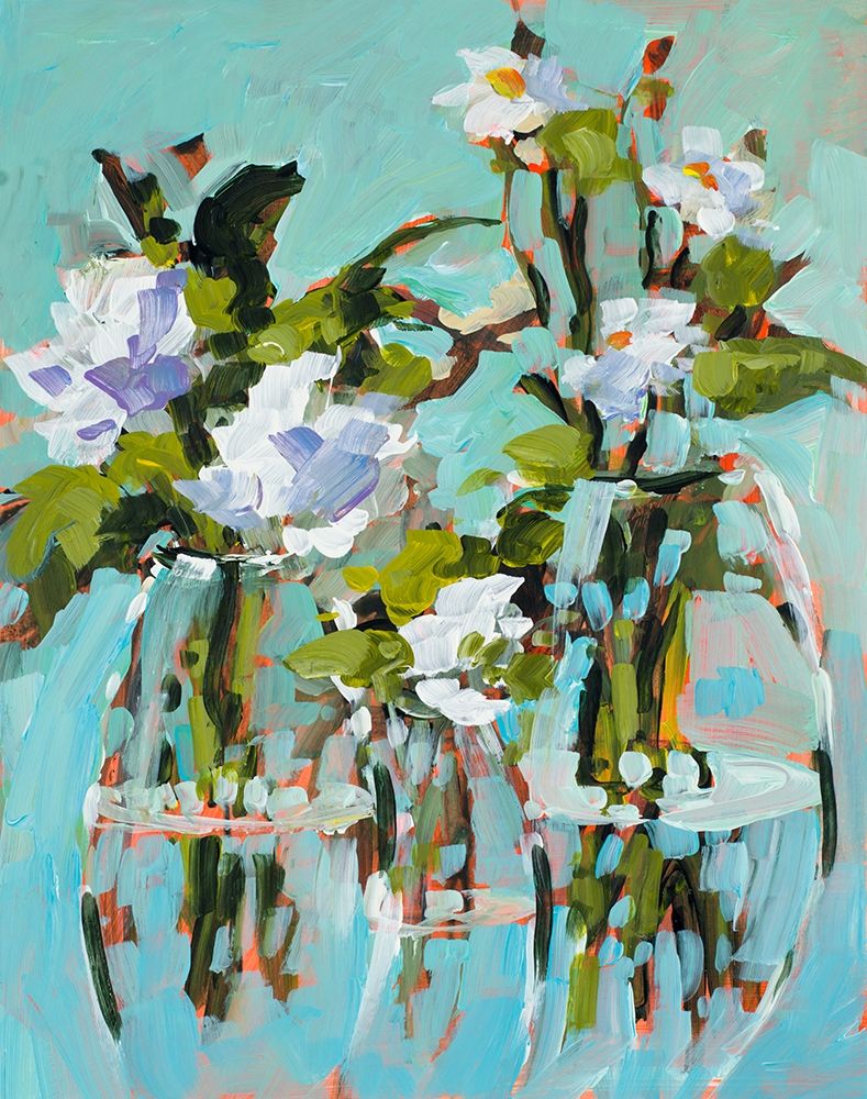 Flowers In Vases art print by Jane Slivka for $57.95 CAD