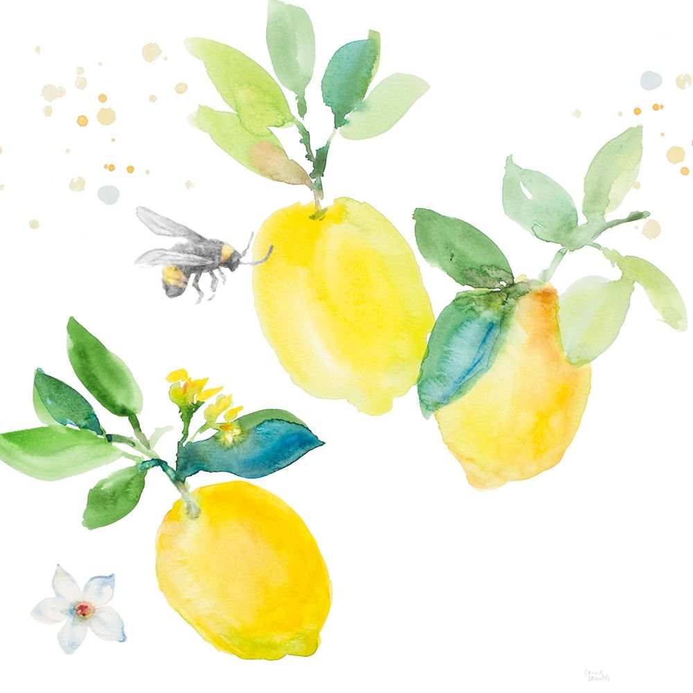Bee-Friend The Lemon II art print by Lanie Loreth for $57.95 CAD
