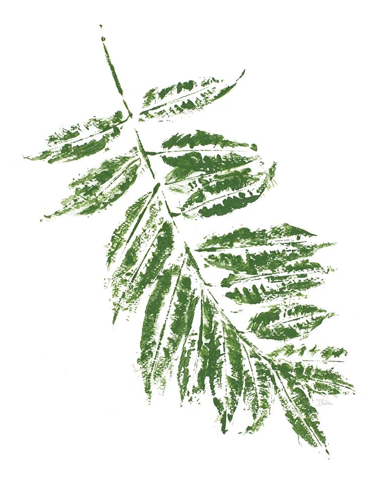 Tropical Leaf Stamp Branch art print by Patricia Pinto for $57.95 CAD