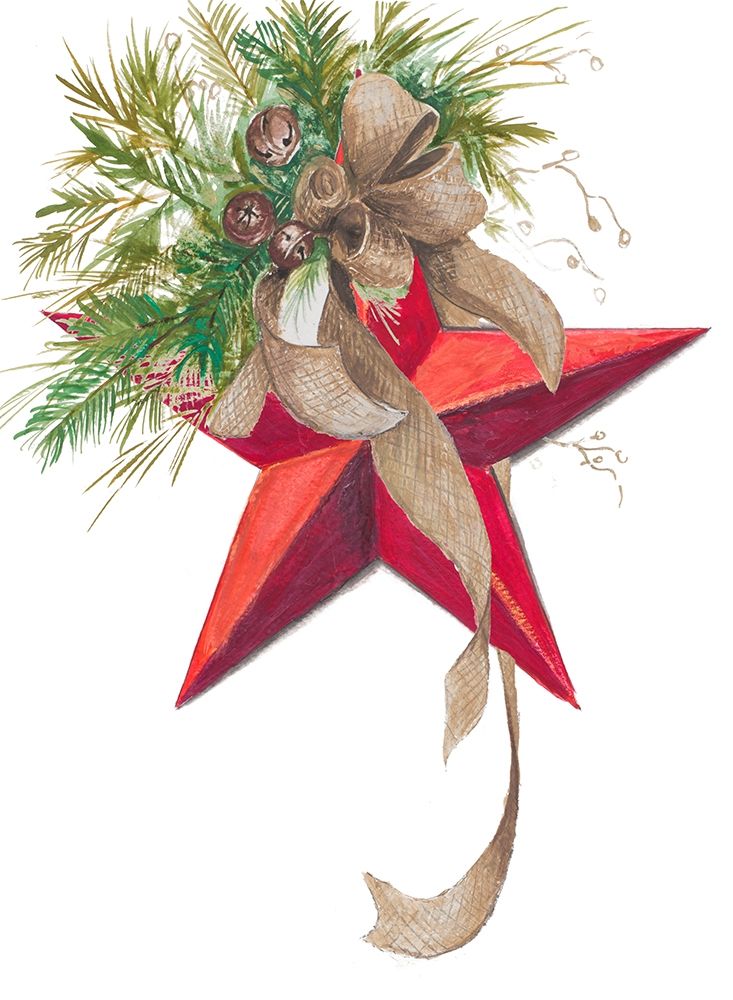 Christmas Star art print by Patricia Pinto for $57.95 CAD