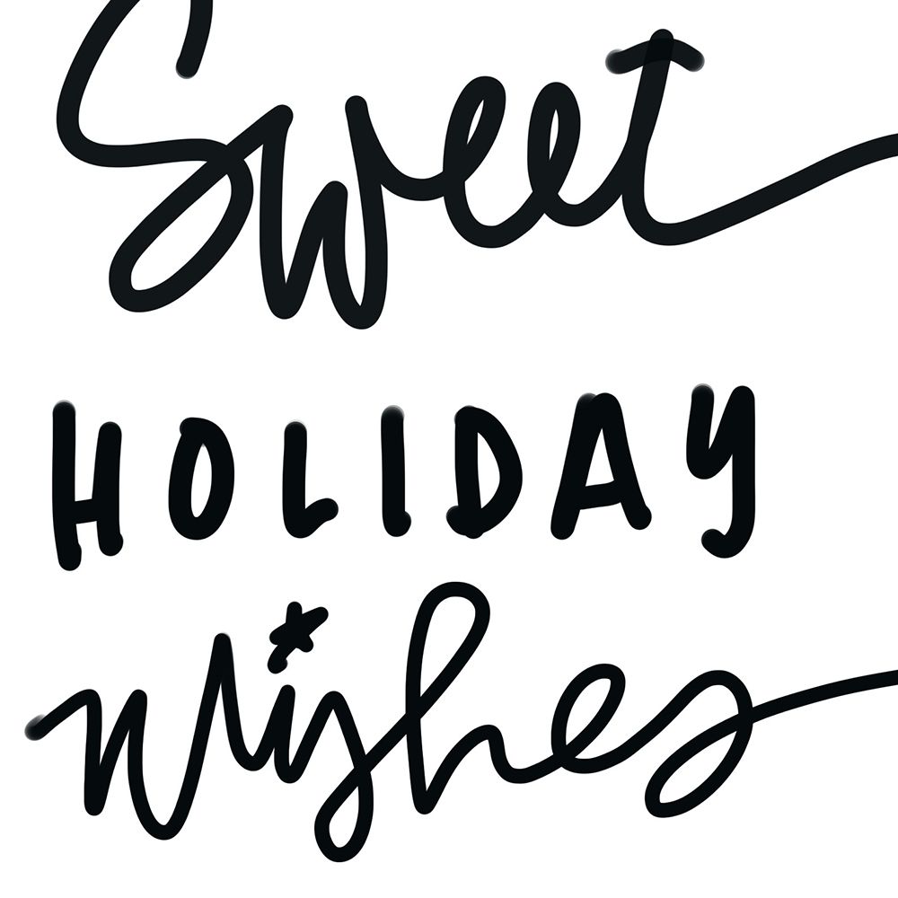Sweet Holiday Wishes art print by SD Graphics Studio for $57.95 CAD