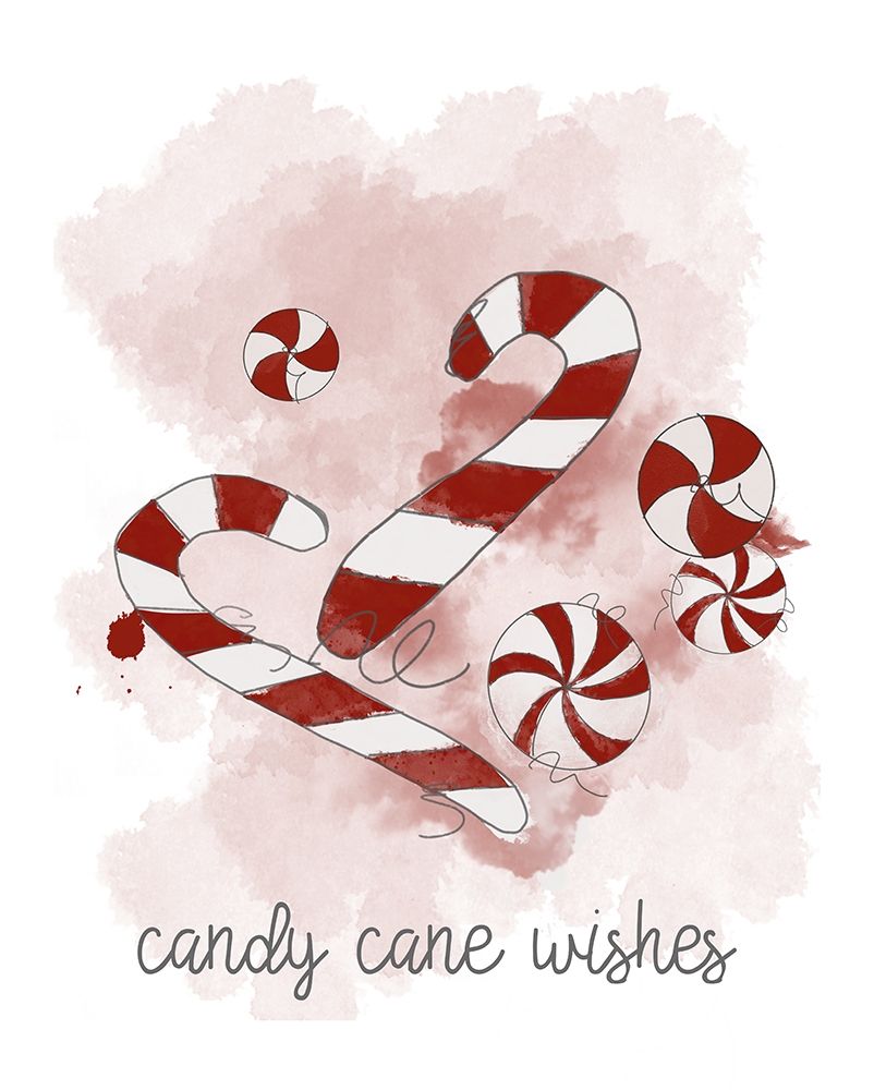 Candy Cane Wishes art print by Anna Quach for $57.95 CAD