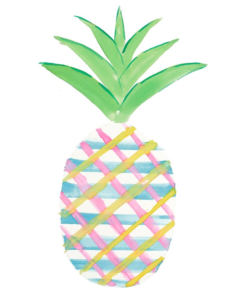 Punched Up Pineapple I art print by Julie DeRice for $57.95 CAD
