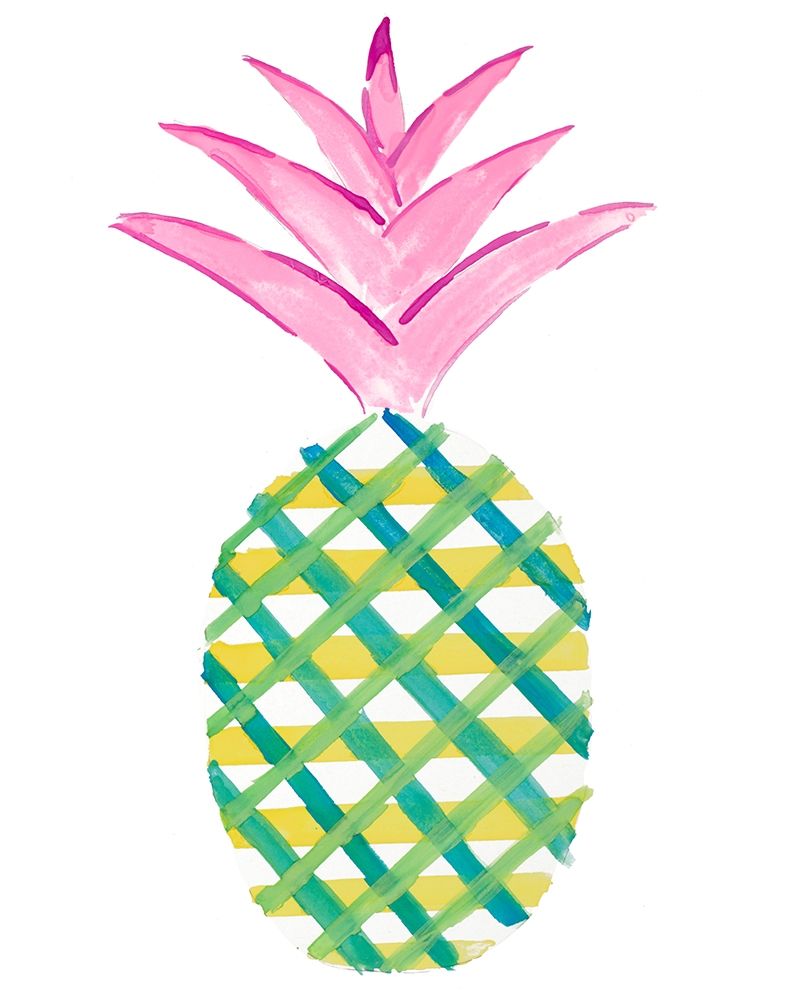 Punched Up Pineapple II art print by Julie DeRice for $57.95 CAD